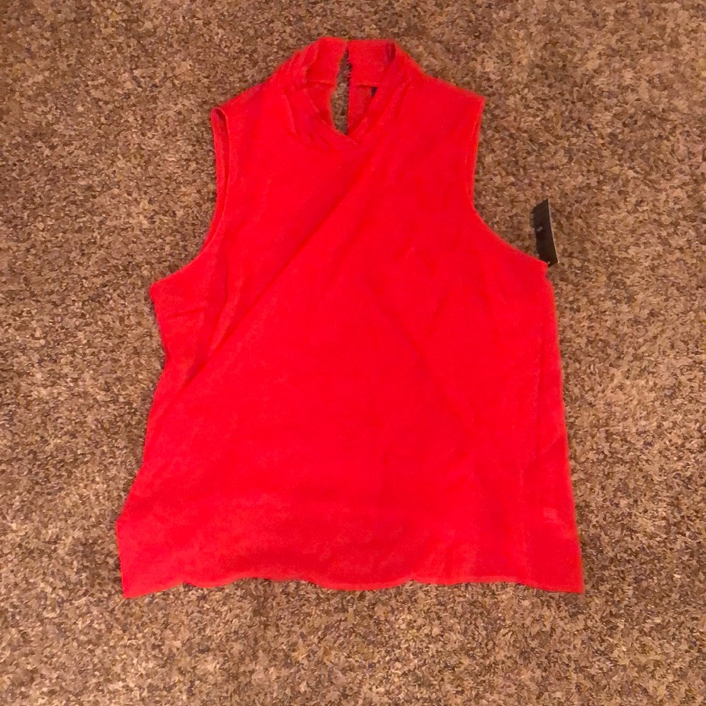 NWT Red tank top Blouse